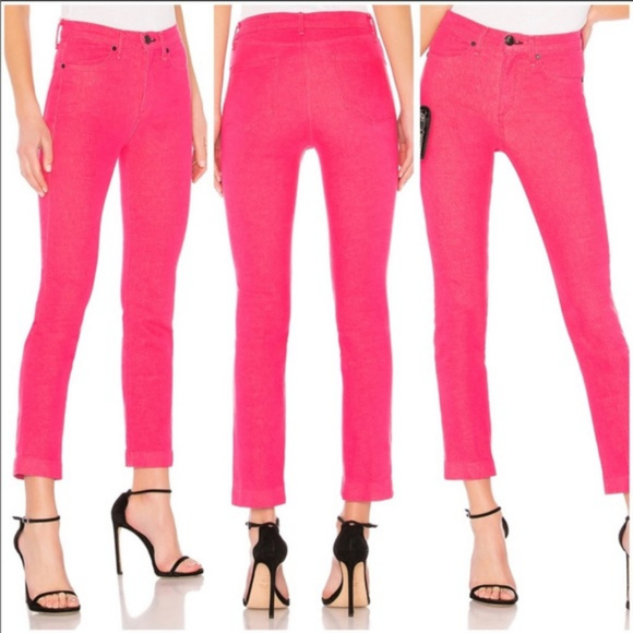 rag & bone Skinny Jeans Size 27 Bull Pink Ankle - Picture 2 of 8